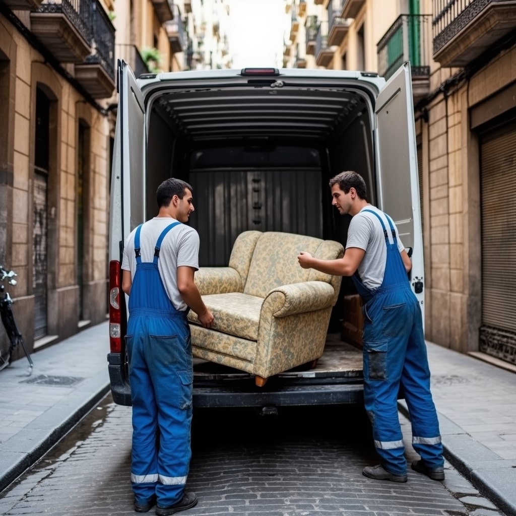 Vaciado de locales comerciales en Ripoll