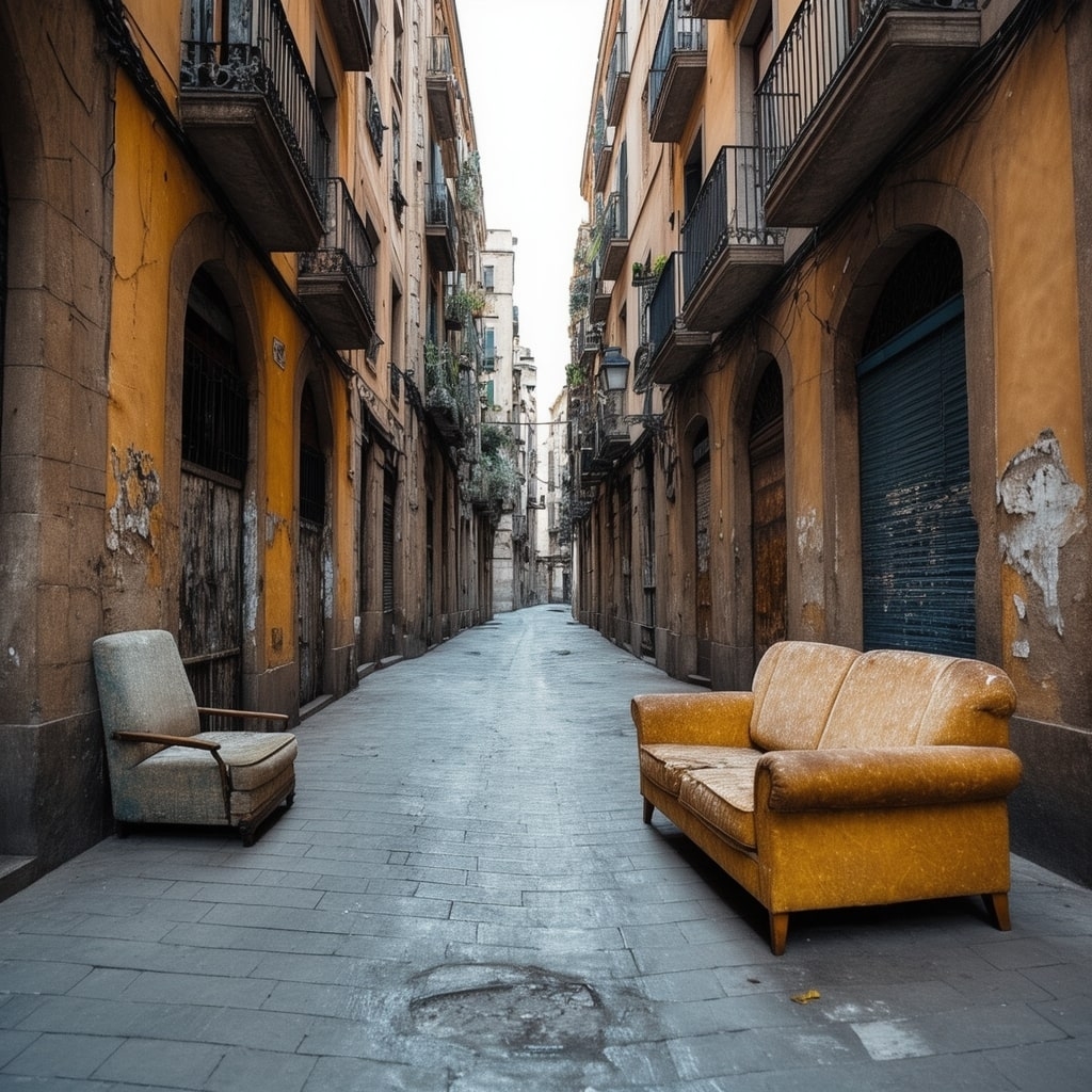 Vaciado de locales y reciclaje sostenible en Barcelona