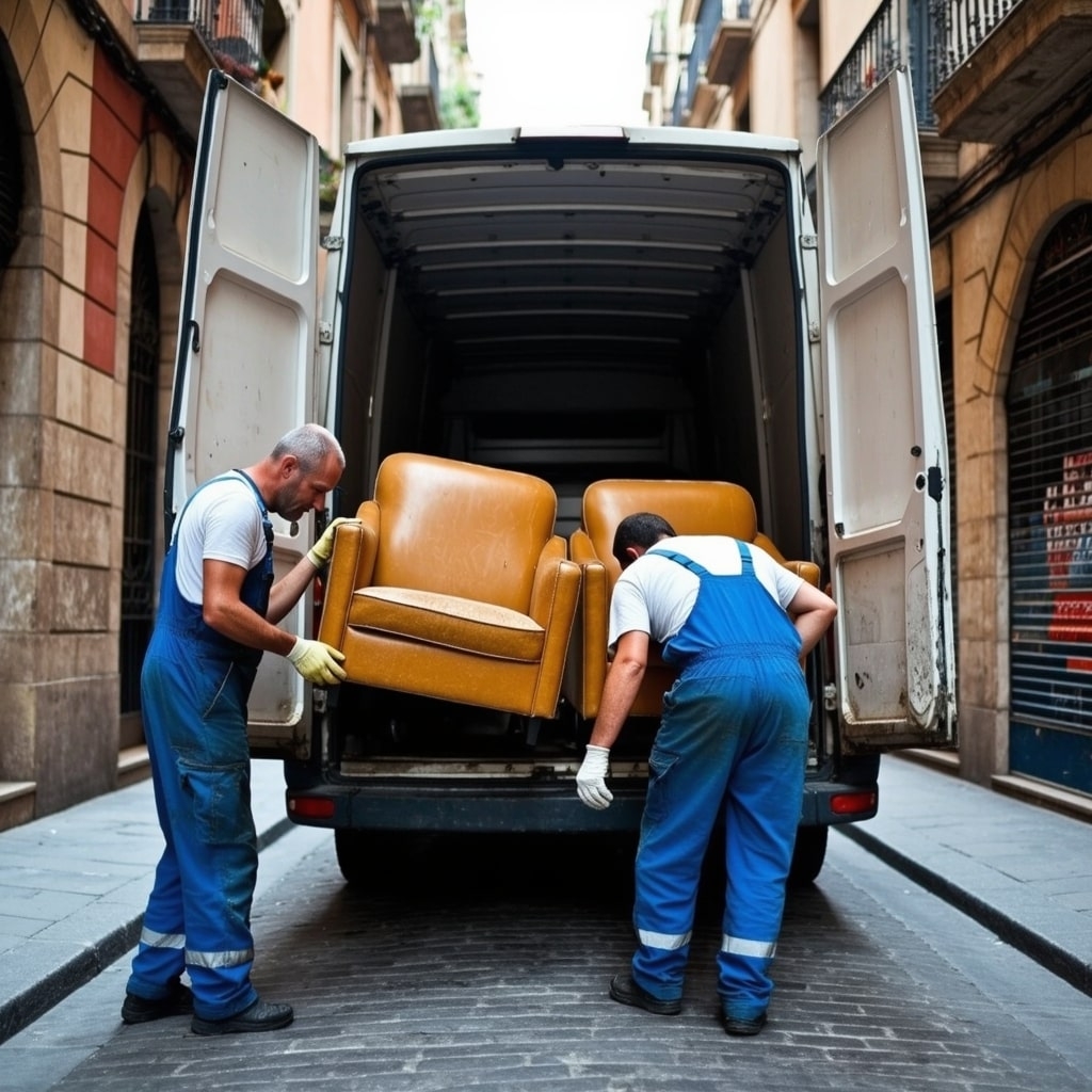 Vaciado de locales y reciclaje sostenible en El Prat de Llobregat