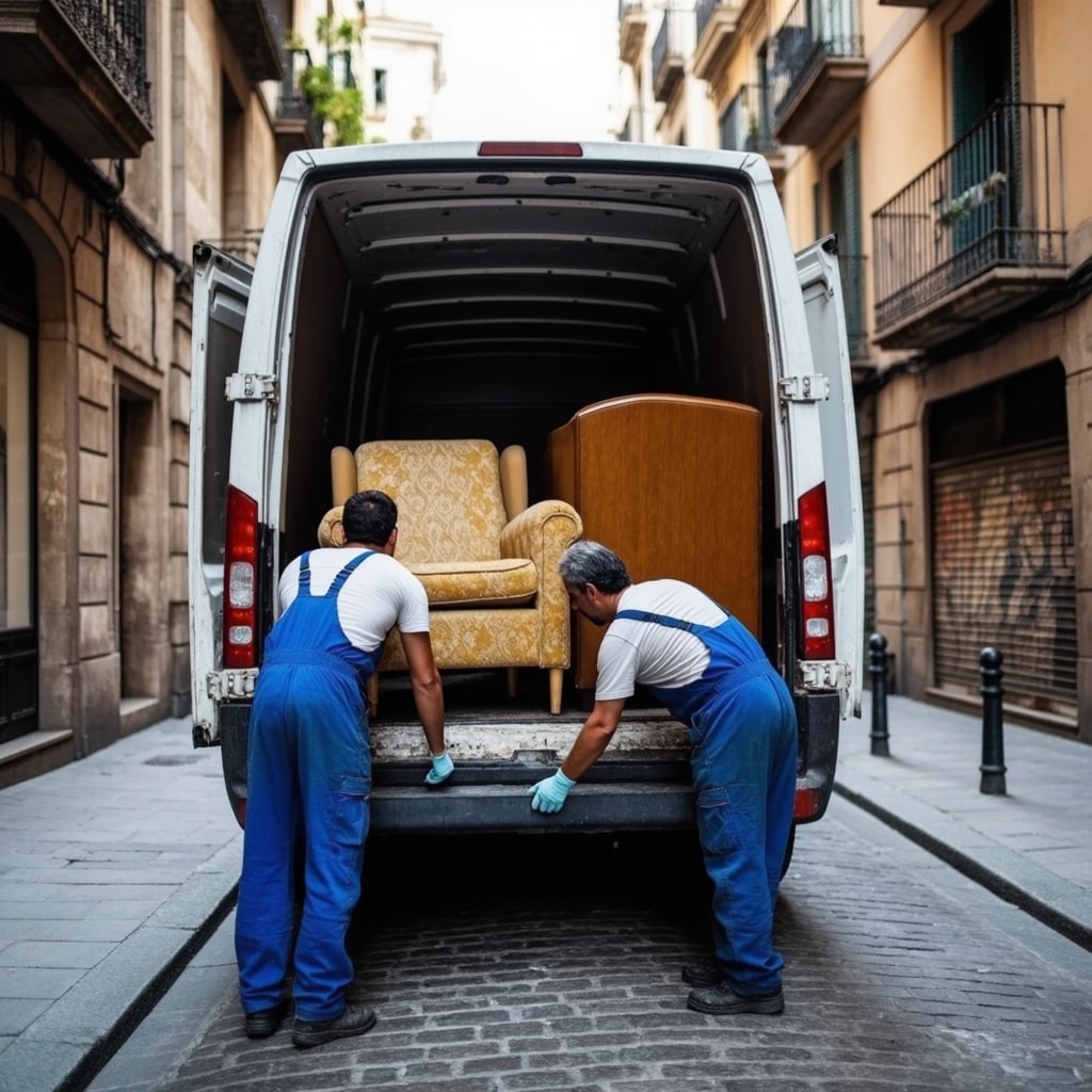Vaciado de locales y reciclaje sostenible en Castellar del Vallès