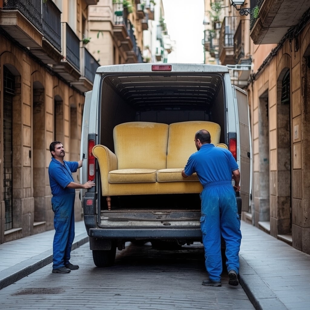 Vaciado de locales y reciclaje sostenible en L'Hospitalet de Llobregat